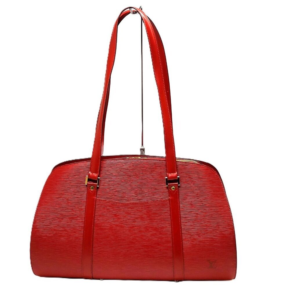 Louis Vuitton LV Shoulder Bag Solferino 45 red Epi 497-071025